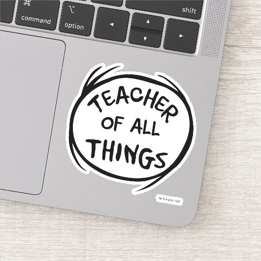 Thing One Thing Two – すべての先生 シール (詳細)