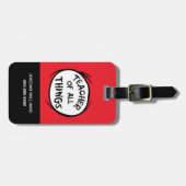 Thing One Thing Two – すべての先生 ラゲッジタグ (正面横)