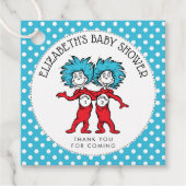 Thing One Thing Two |ツインズベビーシャワー フェイバータグ (正面)