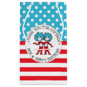 Thing One Thing Two |ツインズ誕生日のお気に入り スモールペーパーバッグ (裏面)