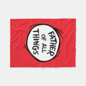 Thing One Thing Two – 全てのものの父 フリースブランケット (正面(横))