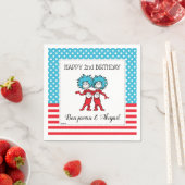 Thing One Thing Two | 双子の誕生日 スタンダードカクテルナプキン (インサイチュ)