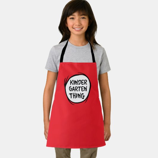 Thing One Thing Two – 幼稚園Thing エプロン (インサイチュ)