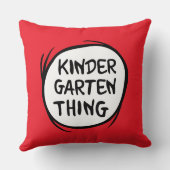 Thing One Thing Two – 幼稚園Thing クッション (裏面)