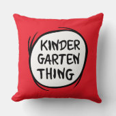 Thing One Thing Two – 幼稚園Thing クッション (正面)