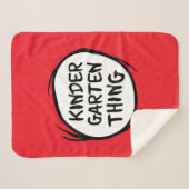 Thing One Thing Two – 幼稚園Thing シェルパブランケット (正面(横))