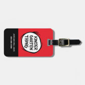 Thing One Thing Two – 幼稚園Thing ラゲッジタグ (正面横)