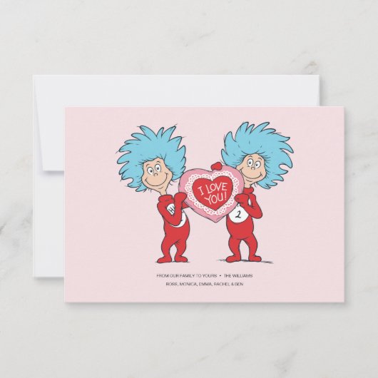 Thing One Thing Two 愛してる カード (正面)