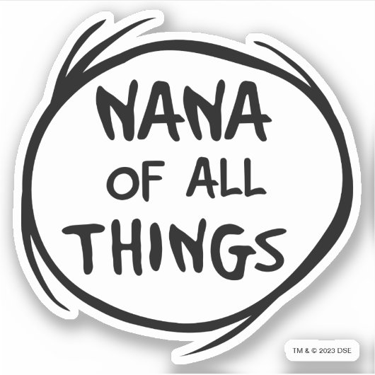 Thing One Thing Two - Nana of All シール (正面)