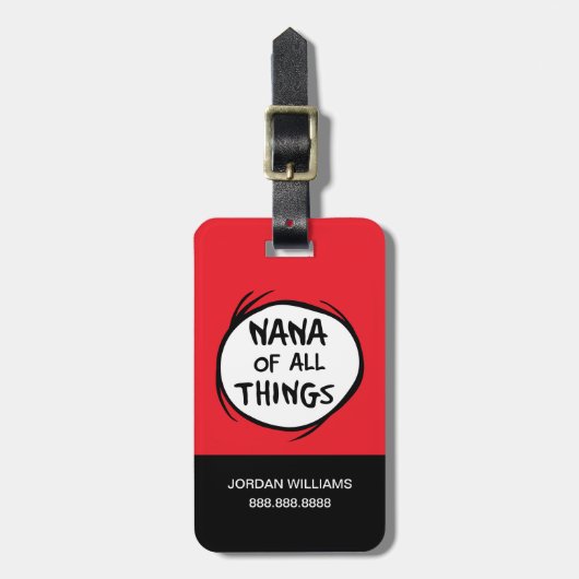 Thing One Thing Two - Nana of All ラゲッジタグ (正面縦)