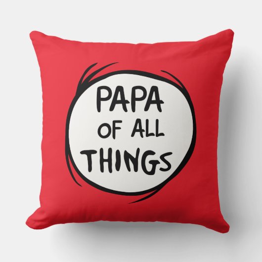 Thing One Thing Two - Papa of All クッション (正面)