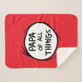 Thing One Thing Two - Papa of All シェルパブランケット (正面(横))