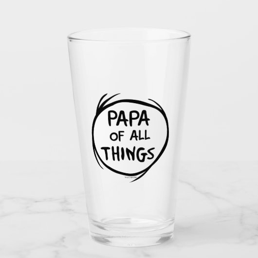 Thing One Thing Two - Papa of All タンブラーグラス (正面)