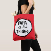 Thing One Thing Two - Papa of All トートバッグ (クローズアップ)