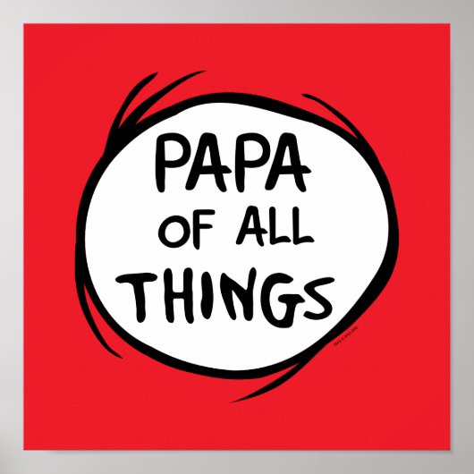 Thing One Thing Two - Papa of All ポスター (正面)