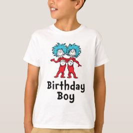 Thing One Thing Two Twins誕生日 |誕生日少年 Tシャツ
