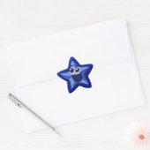 Thingling Blue Starスタンプ 星シール (封筒)