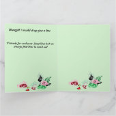 Thingof You :つる植物とバラ カード (内部)