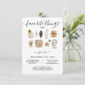 Thingsお気に入りのクリスマスホリデー交換パーティー 招待状 (スタンド正面)