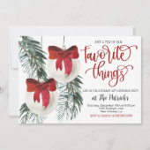 Thingsお気に入りのホリデーパーティー招待状 招待状 (正面)