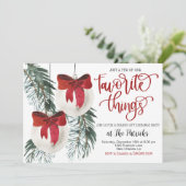 Thingsお気に入りのホリデーパーティー招待状 招待状 (スタンド正面)