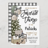 Thingsお気に入りのホリデーパーティー招待状 招待状 (正面/裏面)
