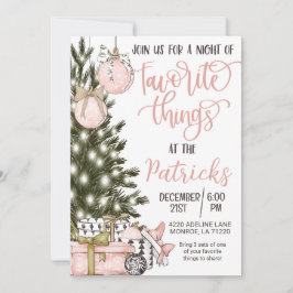 Thingsお気に入りのホリデーパーティー招待状 招待状