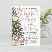 Thingsお気に入りのホリデーパーティー招待状 招待状 (スタンド正面)