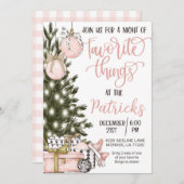 Thingsお気に入りのホリデーパーティー招待状 招待状 (正面/裏面)