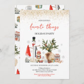 Thingsお気に入りのホリデーパーティー 招待状 (正面/裏面)