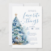 Thingsお気に入りの Christmas Holidayディナーパーティー 招待状 (正面)