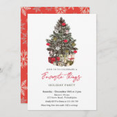 Thingsお気に入りの Holidayギフトスワップパーティの招待状 招待状 (正面/裏面)