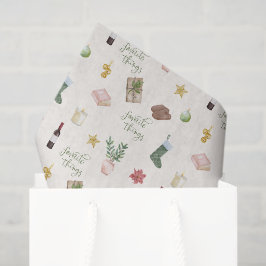 Thingsお気に入りの Holidayパターン(の模様が)ある Christmas 薄葉紙