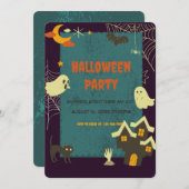 Things不気味ハローウィンパーティ招待状 招待状 (正面/裏面)