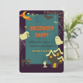 Things不気味ハローウィンパーティ招待状 招待状 (スタンド正面)