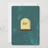 Things不気味ハローウィンパーティ招待状 招待状 (裏面)