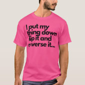 things down gift tシャツ (正面)