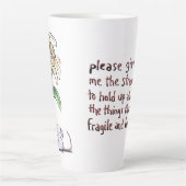 Things Fragile and Lovely mug カフェラテマグ (正面)