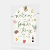 Things Gift お気に入りの Exchange Acrylic Welcome Sign アクリルサイン (傾斜)