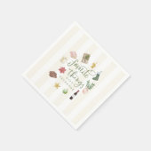 Things Gift Exchangeお気に入りのクリスマスパーティー スタンダードカクテルナプキン (角)