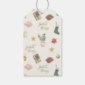 Things Gift Exchangeお気に入りのスタンプ ギフトタグ (裏面)