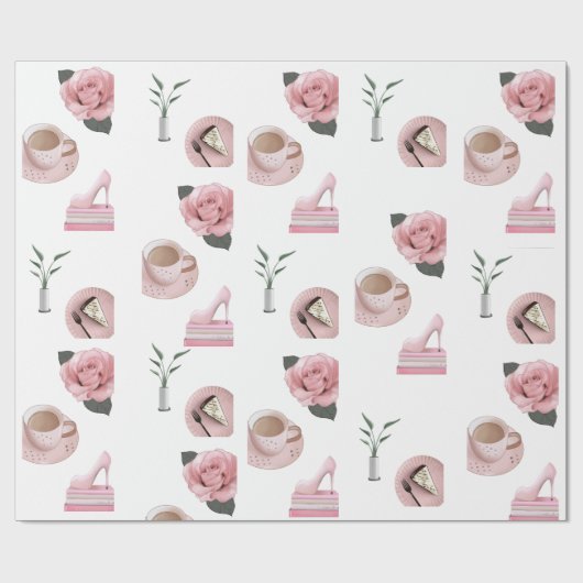 Things Girls Love Wrapping紙 ラッピングペーパー (フラット)