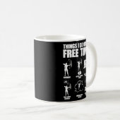 Things I Do in My Free Time Bowhunting Archery コーヒーマグカップ (正面右)