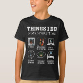 Things I Do In My Spare Time 3d Printing Funny 3d Tシャツ (正面)