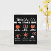 Things I Do In My Spare Time - Basketball Player L カード (黄色い花)