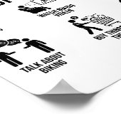 Things I Do In My Spare Time Bicycle Cycling Lover ポスター (角)