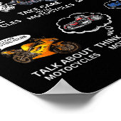 Things I Do In My Spare Time Biker Motorcycle Ride ポスター (角)