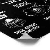 Things I Do In My Spare Time Bowling Bowler  ポスター (角)