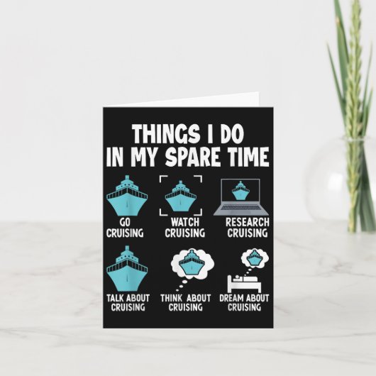 Things I Do In My Spare Time Cruise Cruising Lover カード (正面)