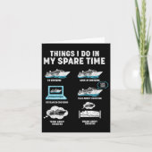 Things I Do In My Spare Time Cruise Ship Vacation  カード (正面)